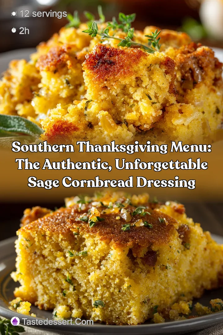 Southern Thanksgiving Menu: The Authentic Unforgettable Sage Cornbread Dressing