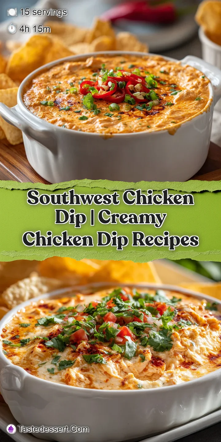 Close-up of a warm, inviting dip, showing the creamy texture, melted cheese, and colorful mix of Southwestern ingredients.