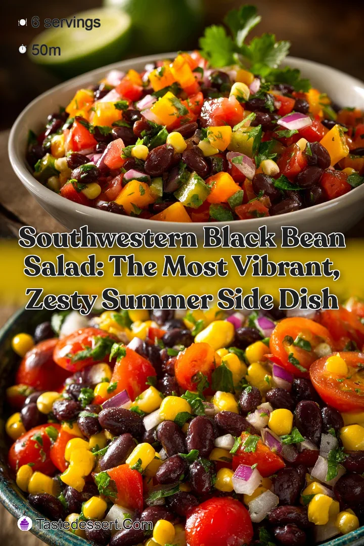 Southwestern Black Bean Salad: The Most Vibrant Zesty Summer Side Dish