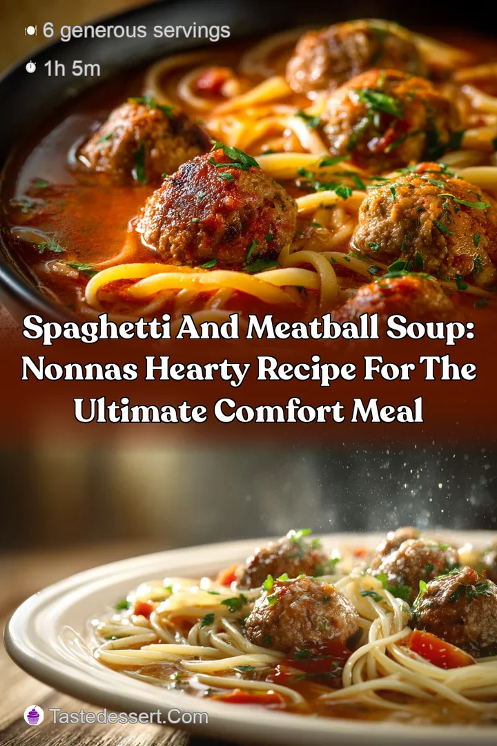 Spaghetti and Meatball Soup: Nonnas Hearty Recipe for the Ultimate Comfort Meal
