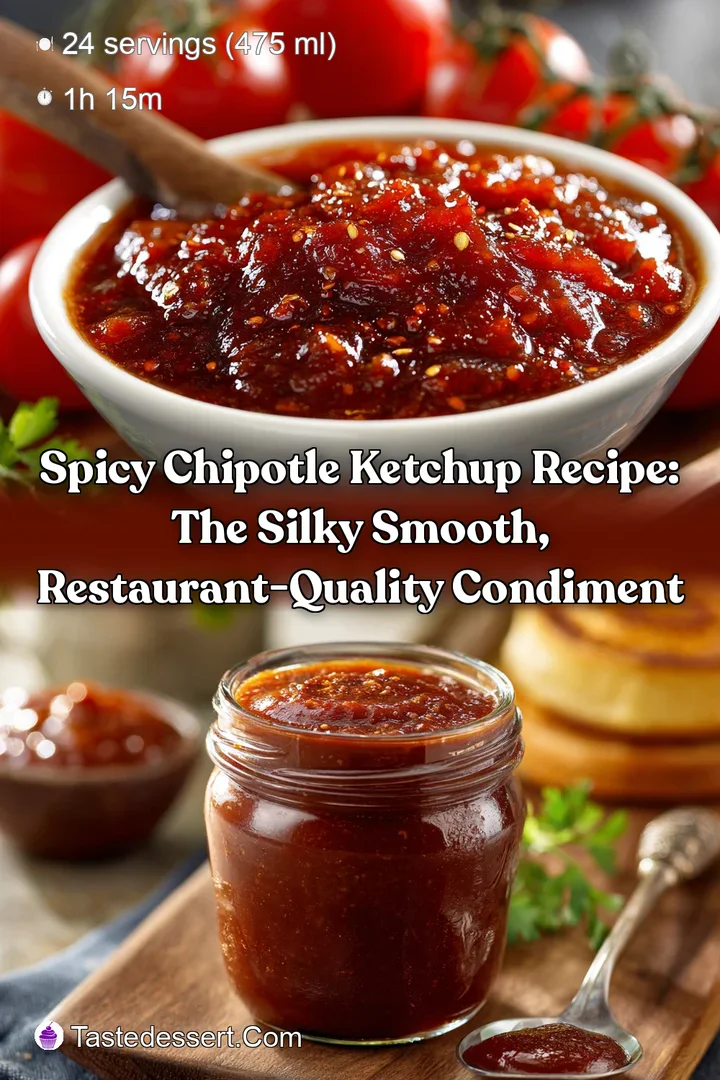 Spicy Chipotle Ketchup Recipe: The Silky Smooth Restaurant-Quality Condiment