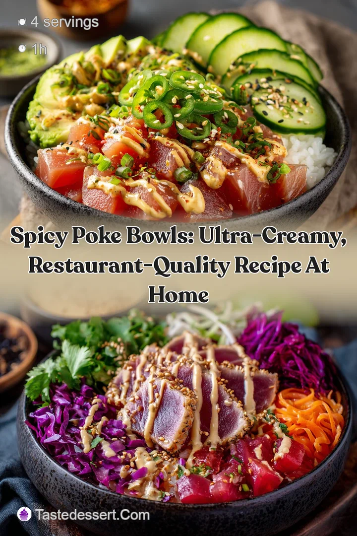 Spicy Poke Bowls: Ultra-Creamy Restaurant-Quality Recipe at Home