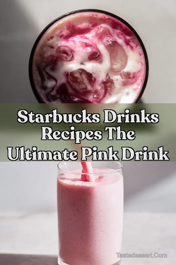 Starbucks Drinks Recipes The ULTIMATE Pink Drink