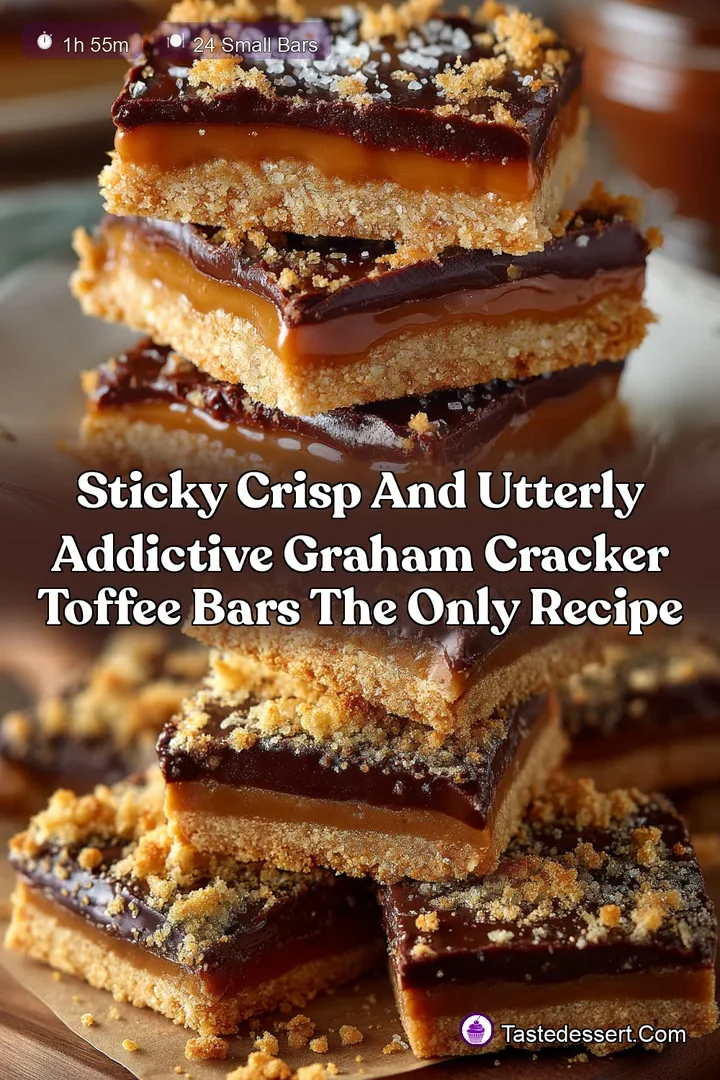 Sticky Crisp and Utterly Addictive Graham Cracker Toffee Bars The Only Recipe