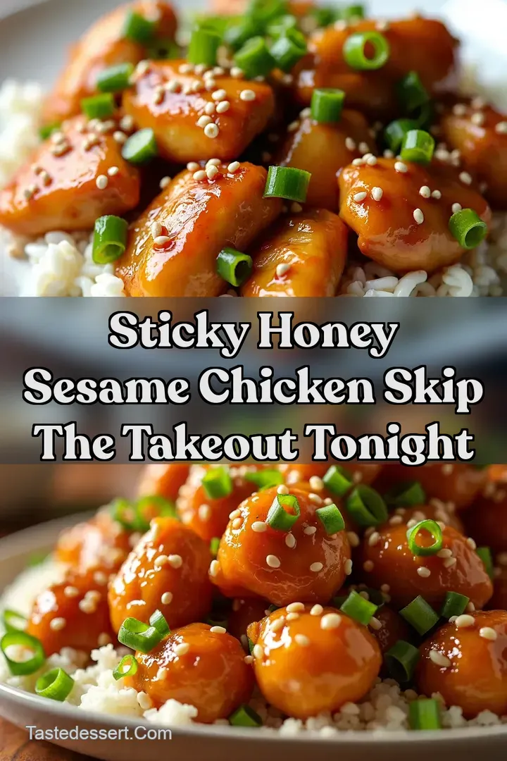 Sticky Honey Sesame Chicken Skip the Takeout Tonight
