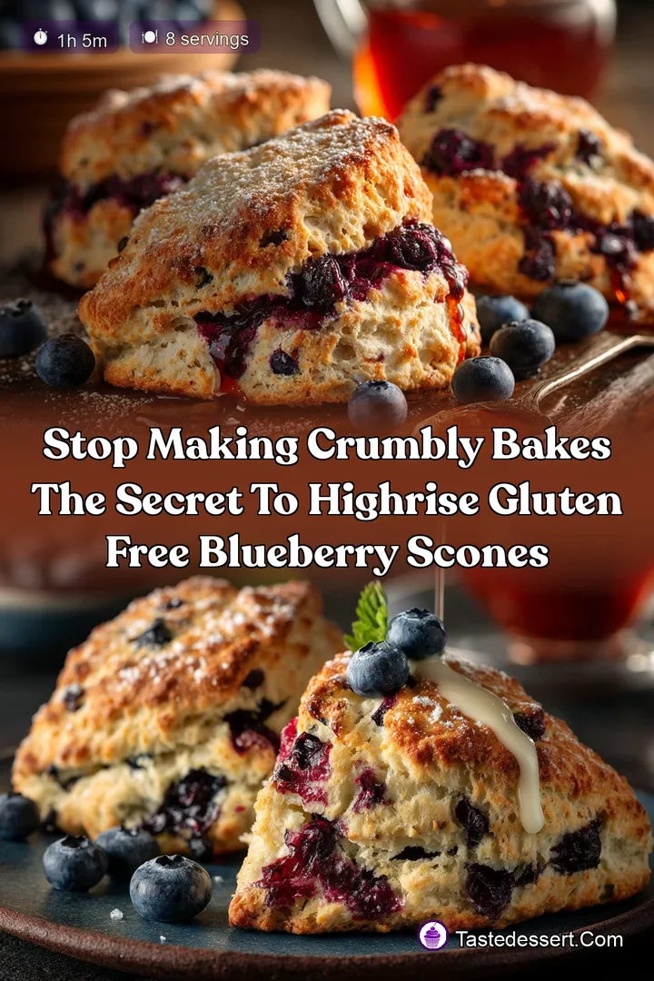 Stop Making Crumbly Bakes The Secret to HighRise Gluten Free Blueberry Scones