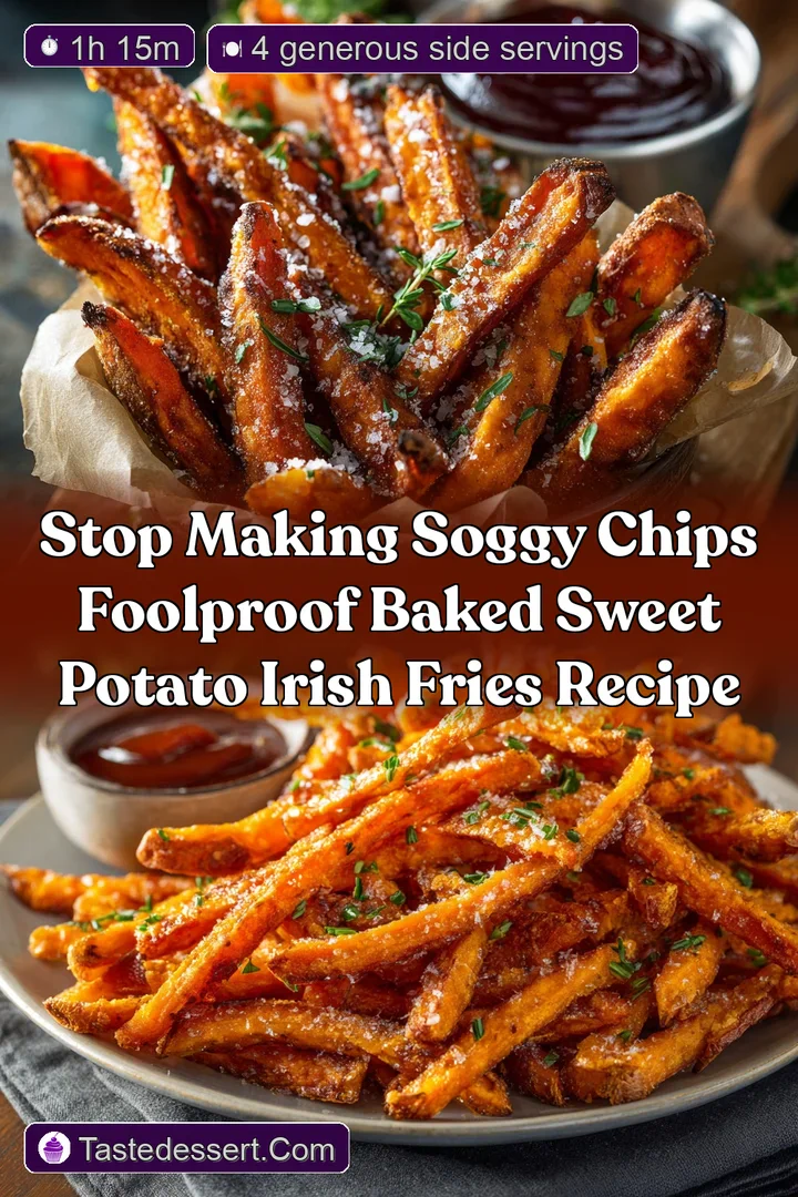 Stop Making Soggy Chips Foolproof Baked Sweet Potato Irish Fries Recipe