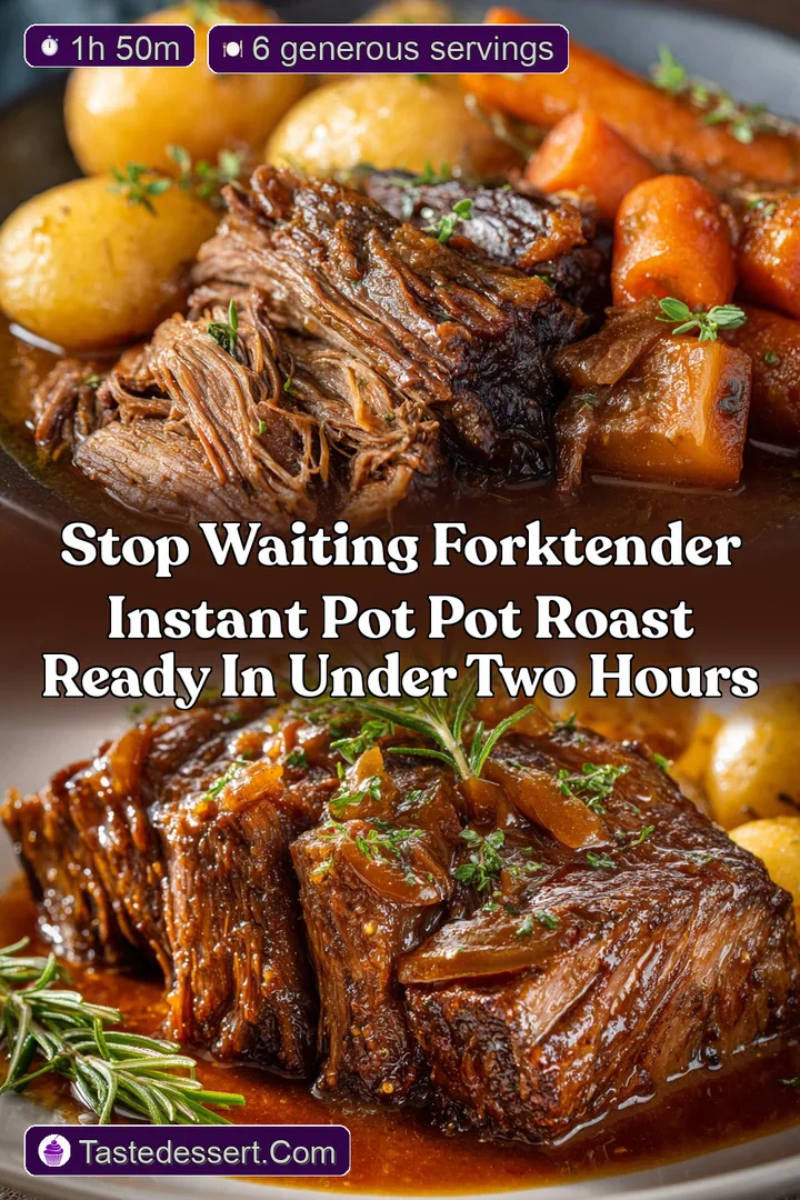 Stop Waiting ForkTender Instant Pot Pot Roast Ready in Under Two Hours