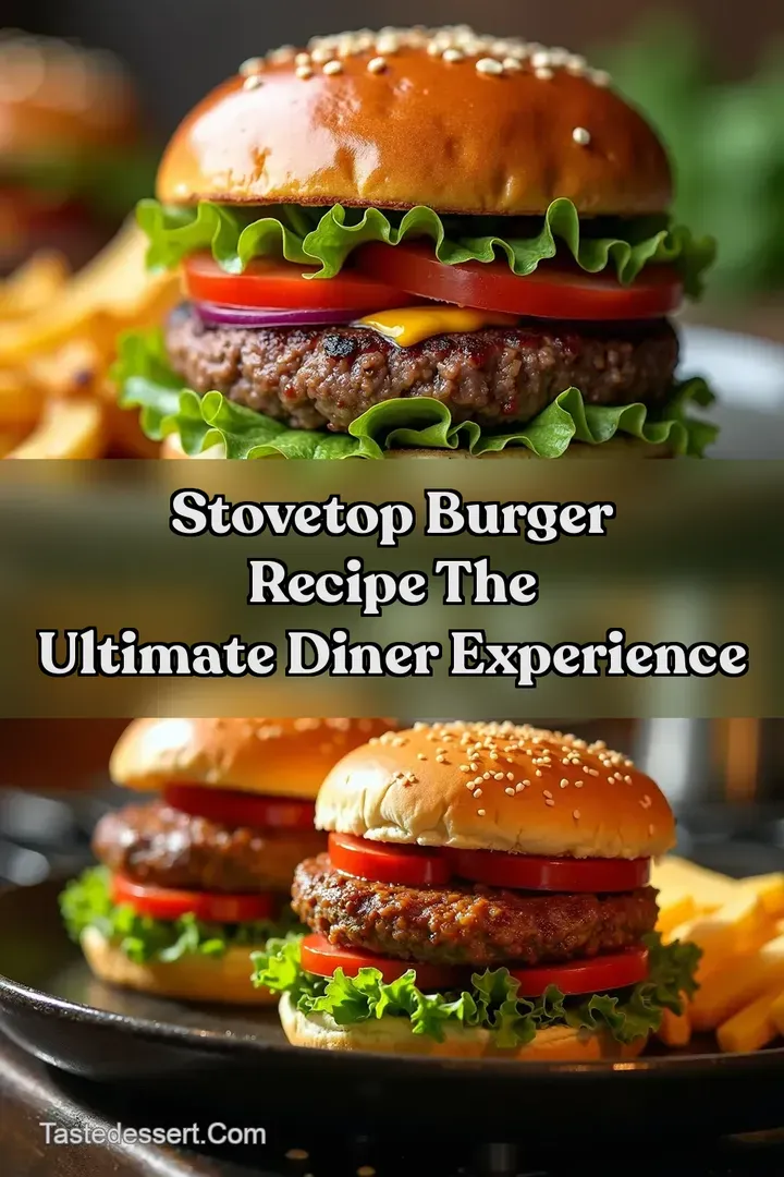 Stovetop Burger Recipe The Ultimate Diner Experience