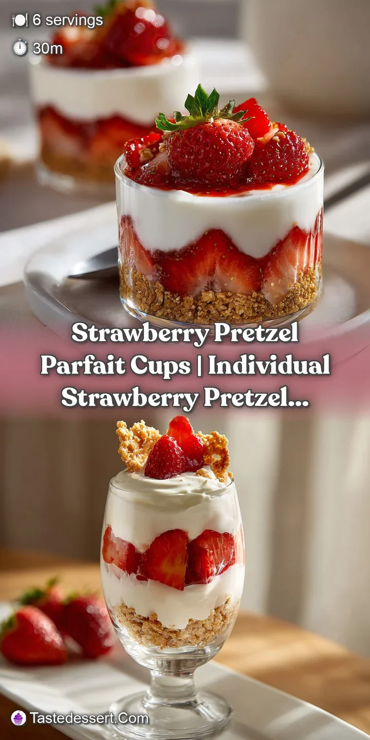 Close-up of a creamy white layer topped with a glossy, juicy strawberry slice and a sprinkle of salty brown crumbs.