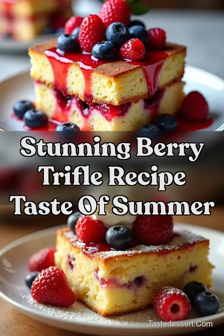 Stunning Berry Trifle Recipe Taste of Summer