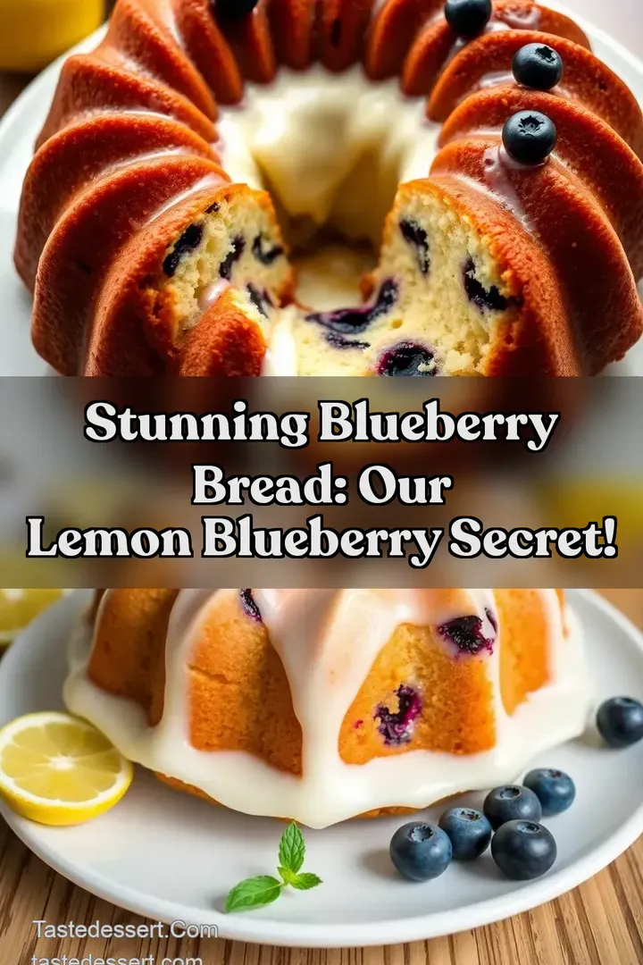 Stunning Blueberry Bread: Our Lemon Blueberry Secret! : PIN FOR LATER Stunning Blueberry Bread: Our Lemon Blueberry Secret!