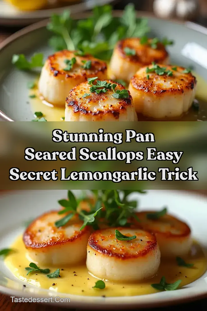 Stunning Pan Seared Scallops Easy Secret LemonGarlic Trick