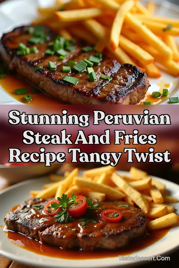Stunning Peruvian Steak and Fries Recipe Tangy Twist