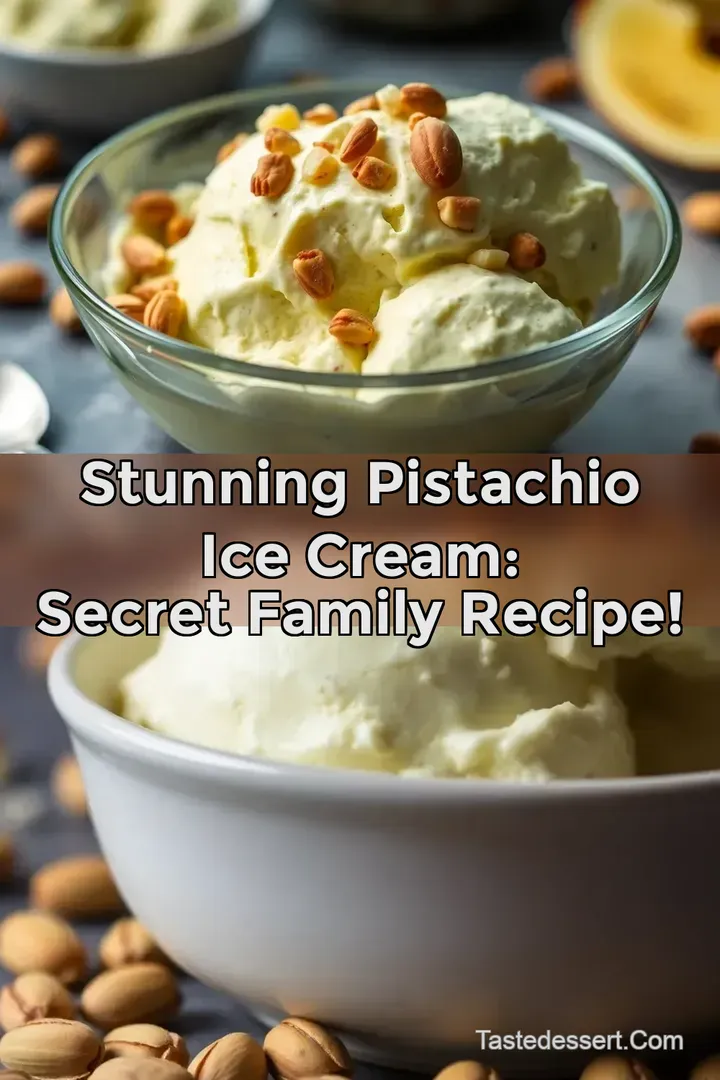 Stunning Pistachio Ice Cream: Secret Family Recipe!