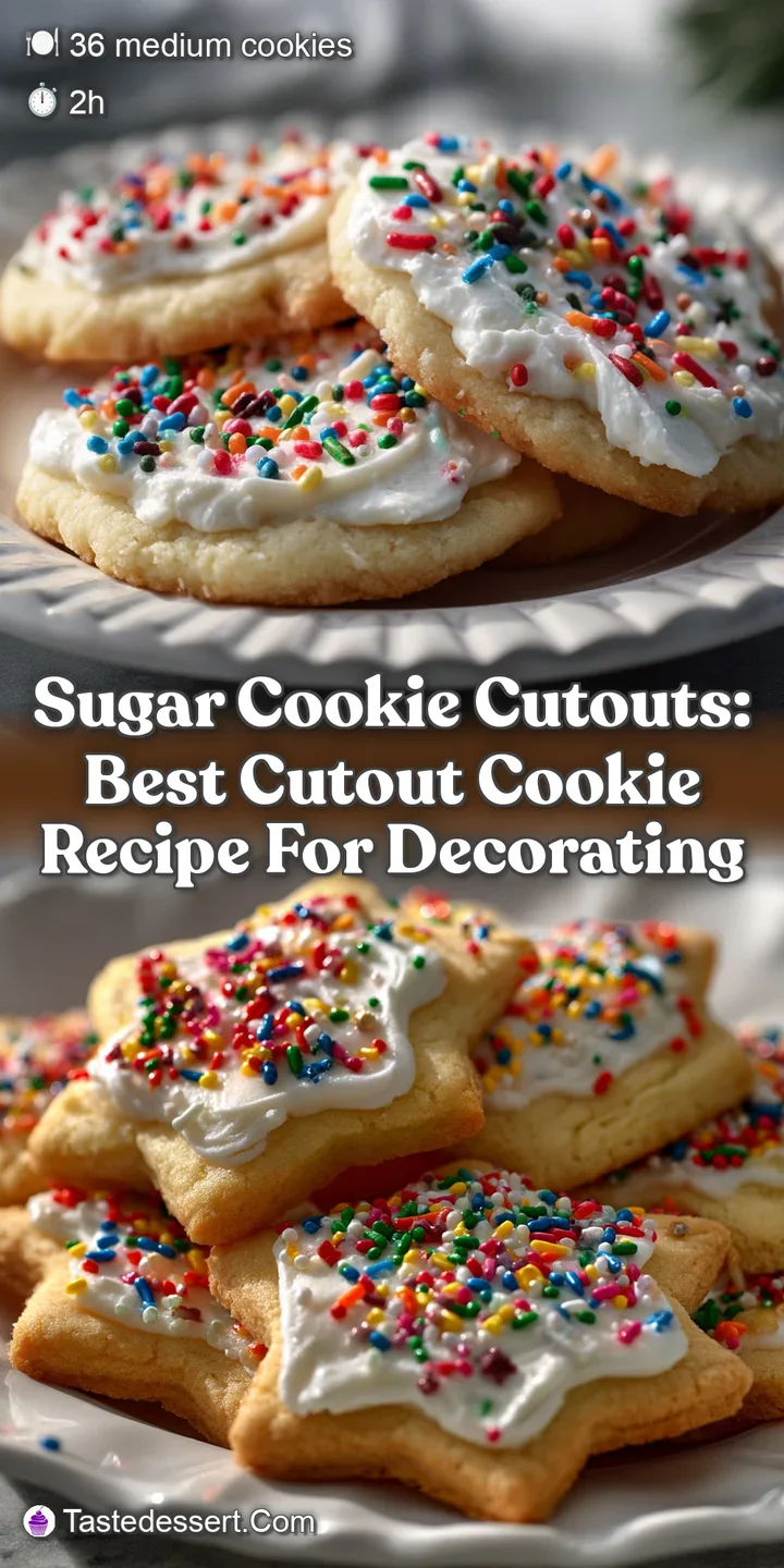 Sugar Cookie Cutouts: Best Cutout Cookie Recipe for Decorating