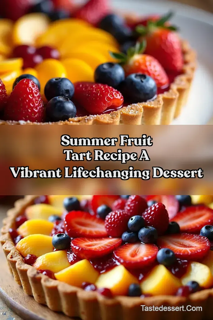 Summer fruit tart recipe A vibrant lifechanging dessert