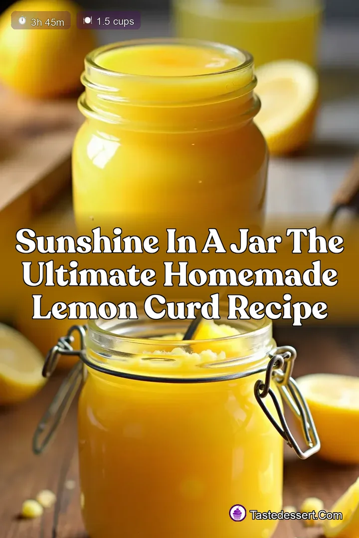 Sunshine in a Jar The Ultimate Homemade Lemon Curd Recipe