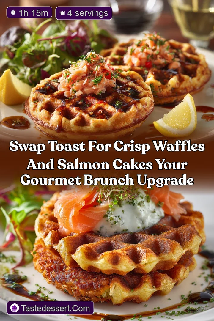Swap Toast for Crisp Waffles and Salmon Cakes Your Gourmet Brunch Upgrade