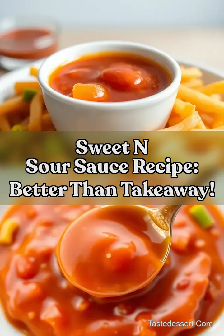 Sweet N Sour Sauce Recipe: Better Than Takeaway! : PIN FOR LATER Sweet N Sour Sauce Recipe: Better Than Takeaway!