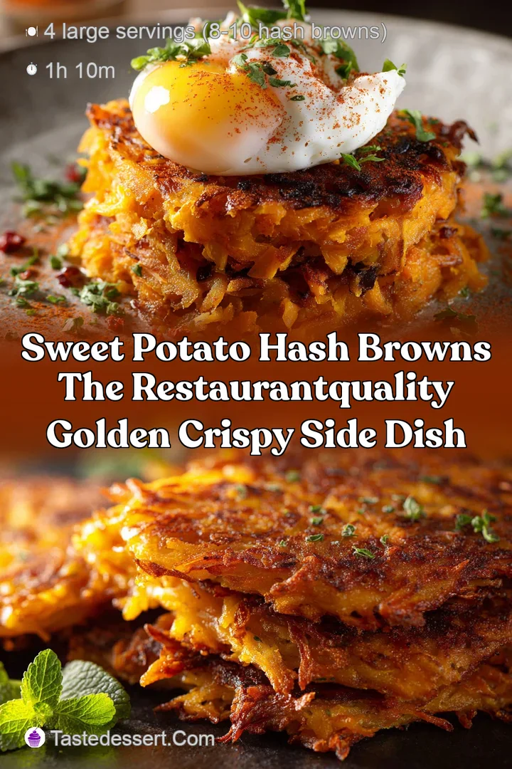 Sweet Potato Hash Browns The RestaurantQuality Golden Crispy Side Dish