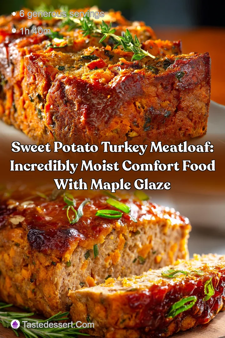 Sweet Potato Turkey Meatloaf: Incredibly Moist Comfort Food with Maple Glaze