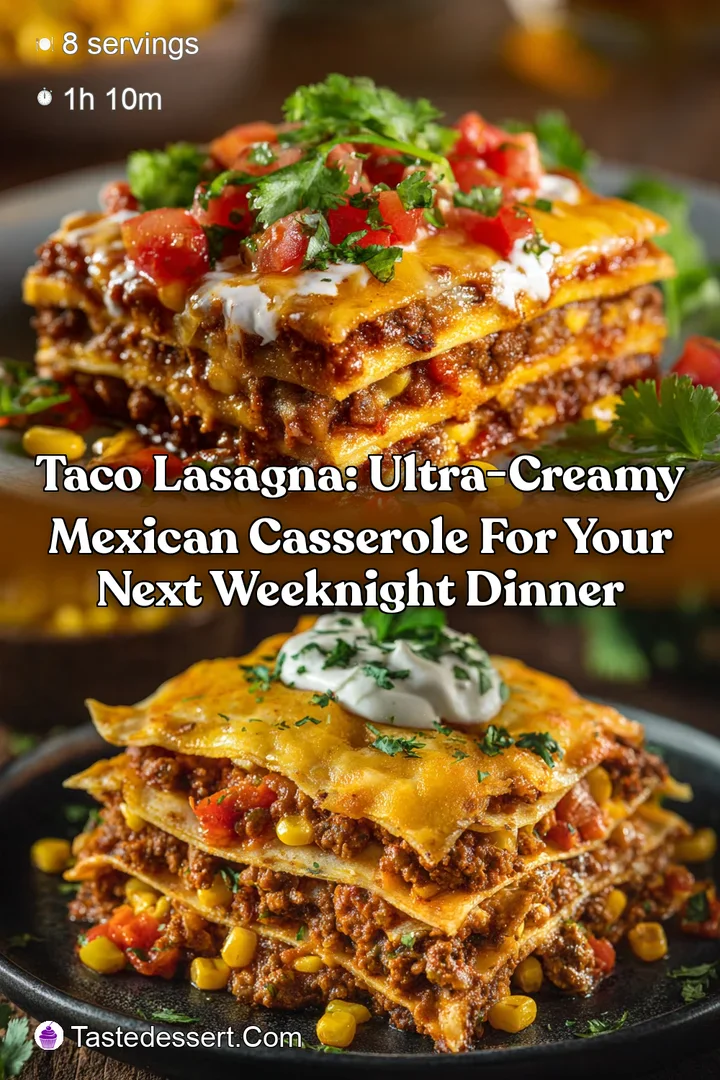 Taco Lasagna: Ultra-Creamy Mexican Casserole for Your Next Weeknight Dinner