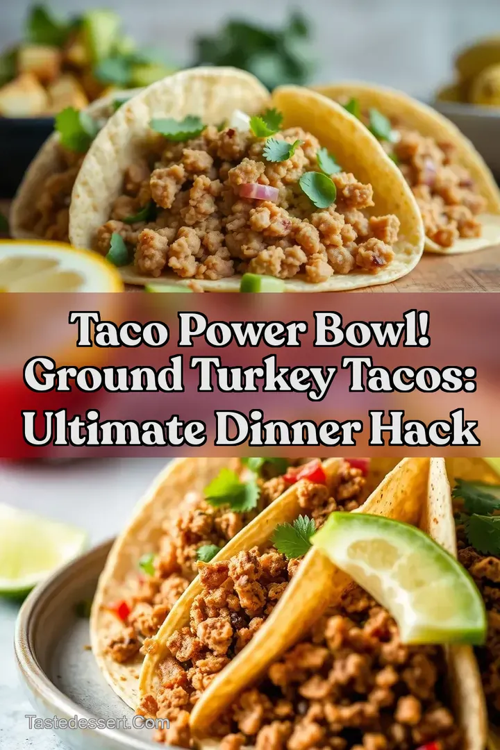 Taco Power Bowl! Ground Turkey Tacos: Ultimate Dinner Hack