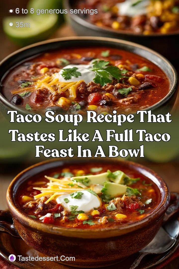 Taco Soup Recipe That Tastes Like a Full Taco Feast in a Bowl