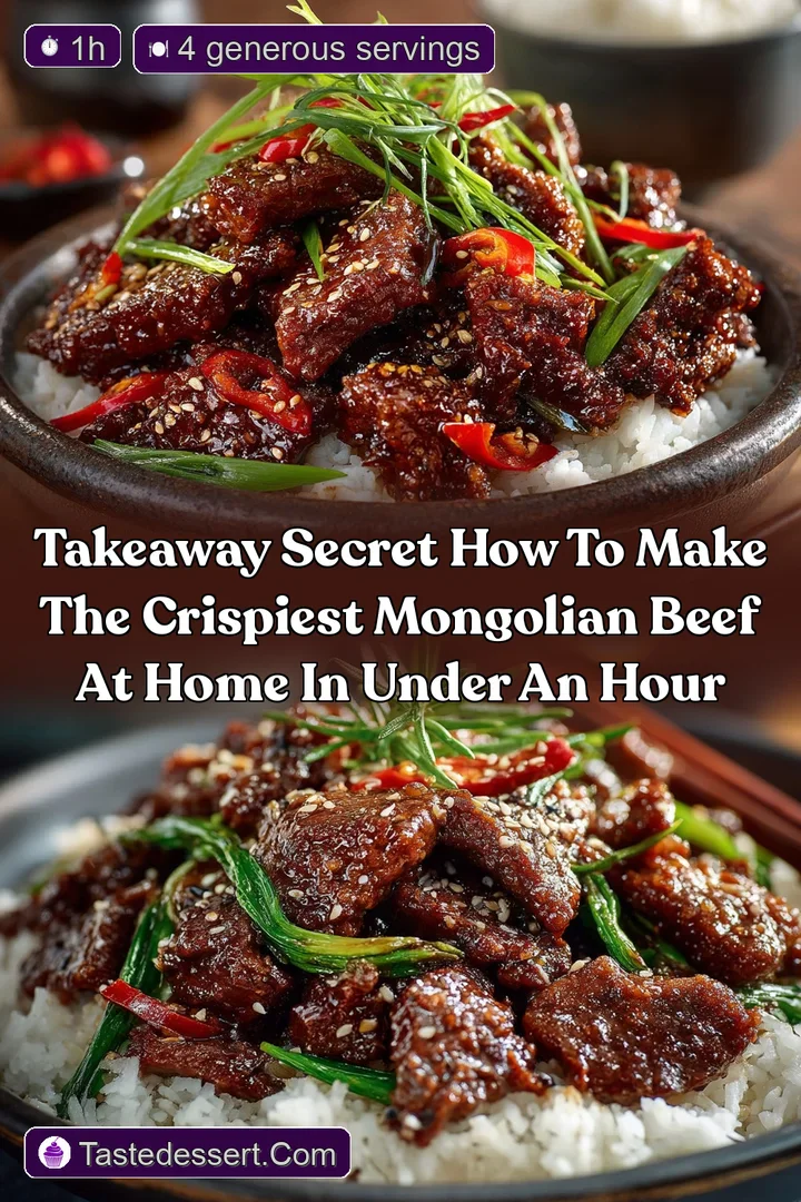Takeaway Secret How to Make the CRISPIEST Mongolian Beef at Home in Under an Hour