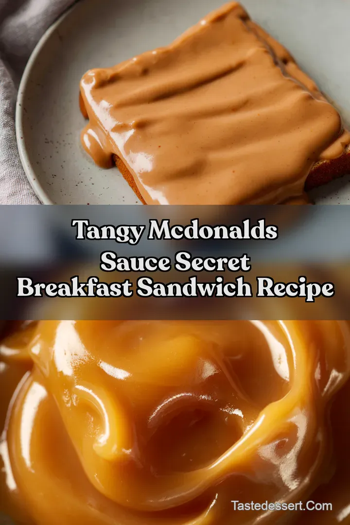 Tangy Mcdonalds Sauce Secret Breakfast Sandwich Recipe