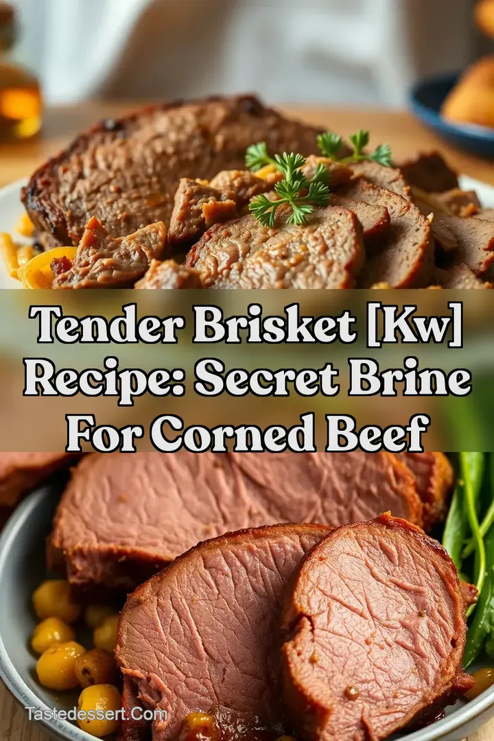 Tender Brisket [kw] Recipe: Secret Brine for Corned Beef