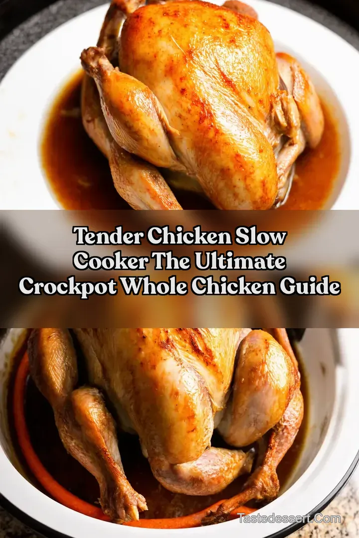Tender Chicken Slow Cooker The Ultimate Crockpot Whole Chicken Guide