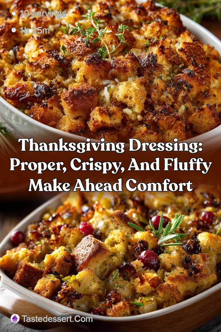 Thanksgiving Dressing: Proper Crispy and Fluffy Make Ahead Comfort