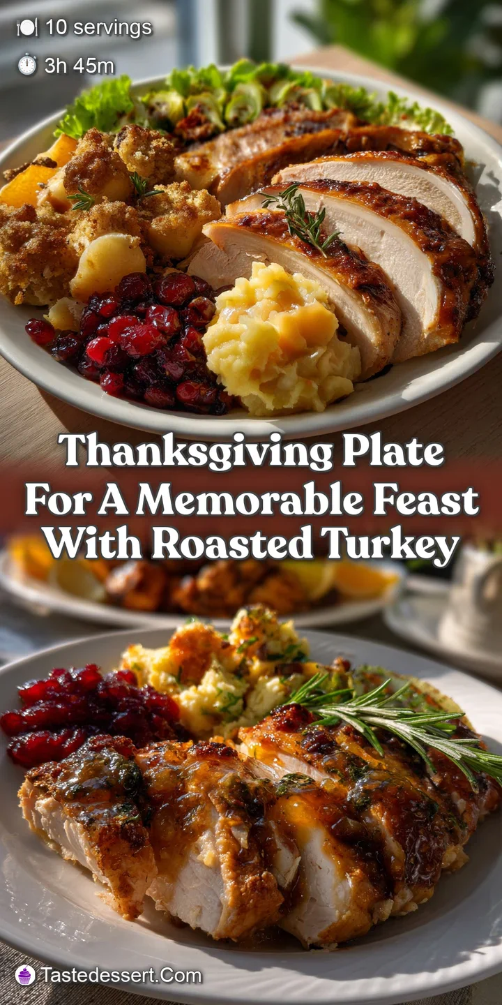 Close-up of succulent turkey slices glistening with moisture. The rich brown skin contrasts with the juicy, tender white m...