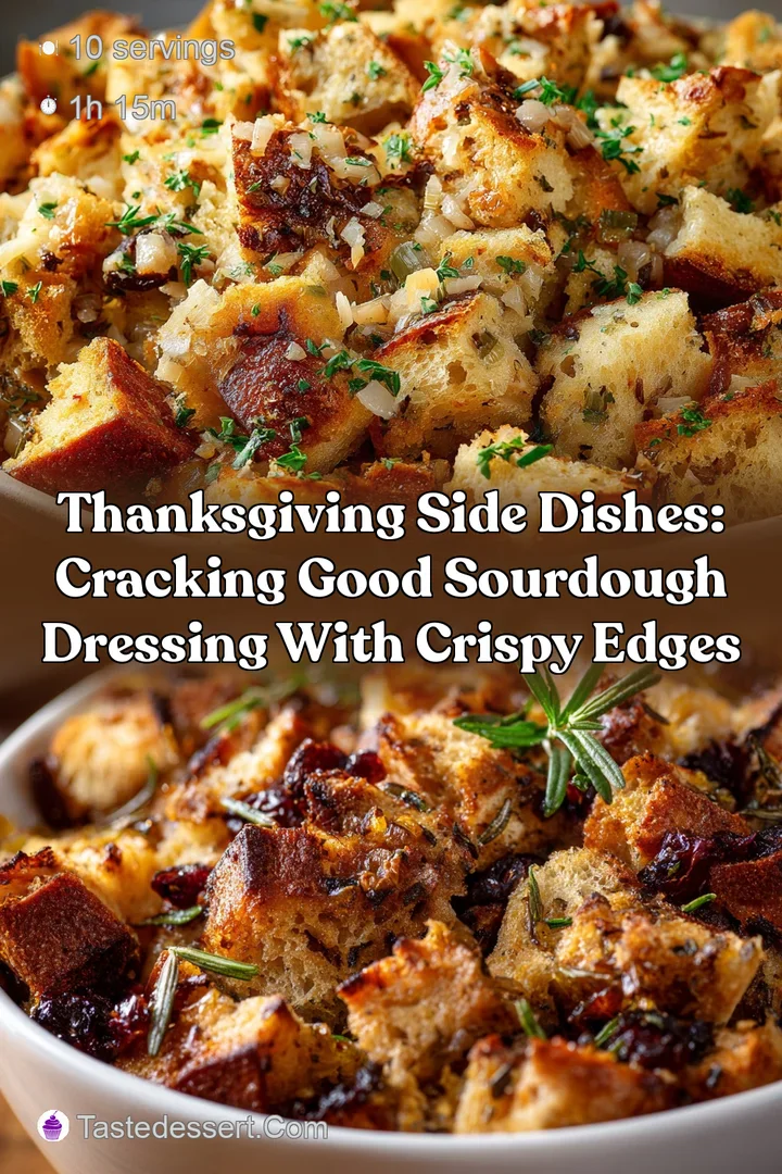 Thanksgiving Side Dishes: Cracking Good Sourdough Dressing with Crispy Edges