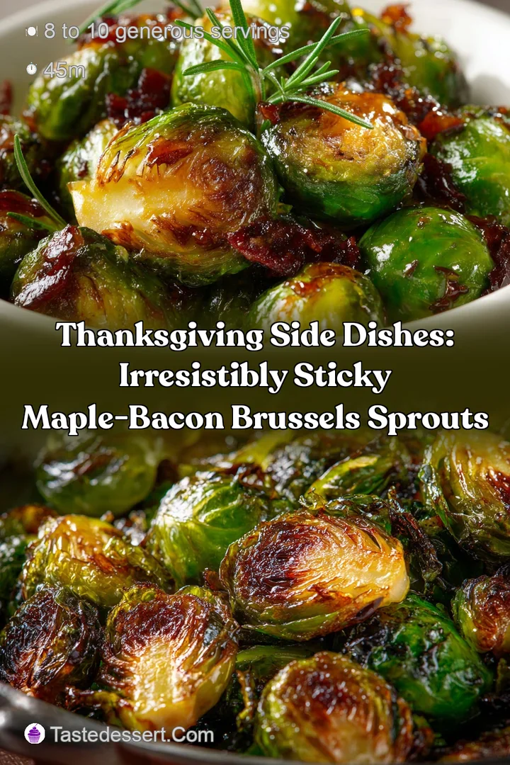 Thanksgiving Side Dishes: Irresistibly Sticky Maple-Bacon Brussels Sprouts