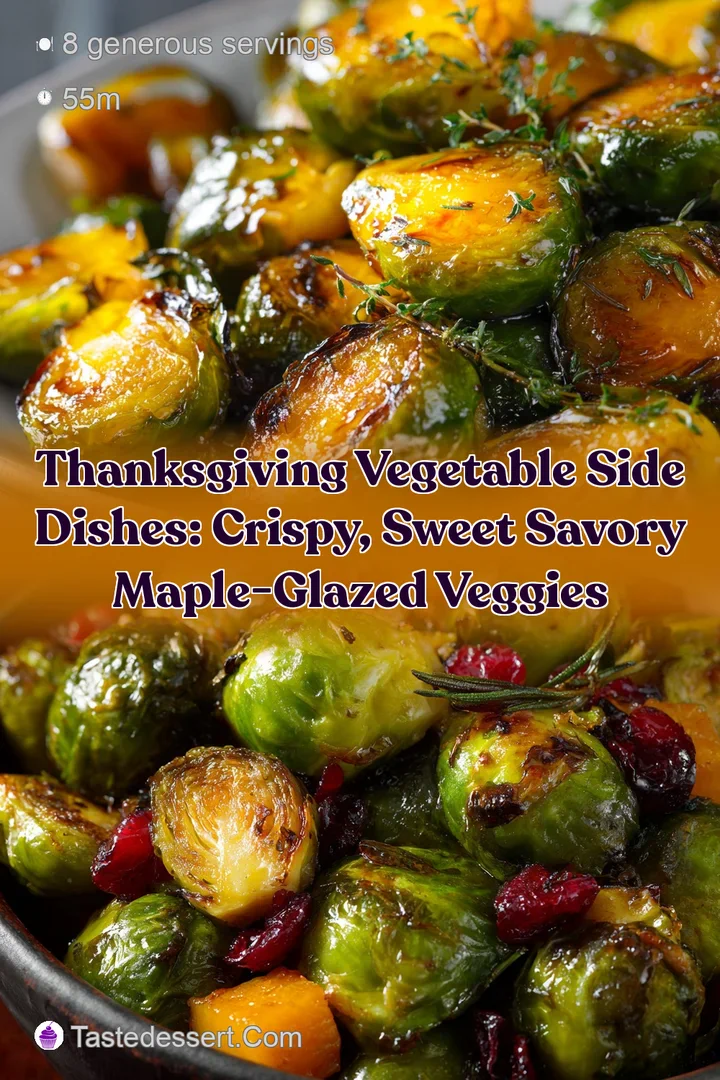 Thanksgiving Vegetable Side Dishes: Crispy Sweet Savory Maple-Glazed Veggies