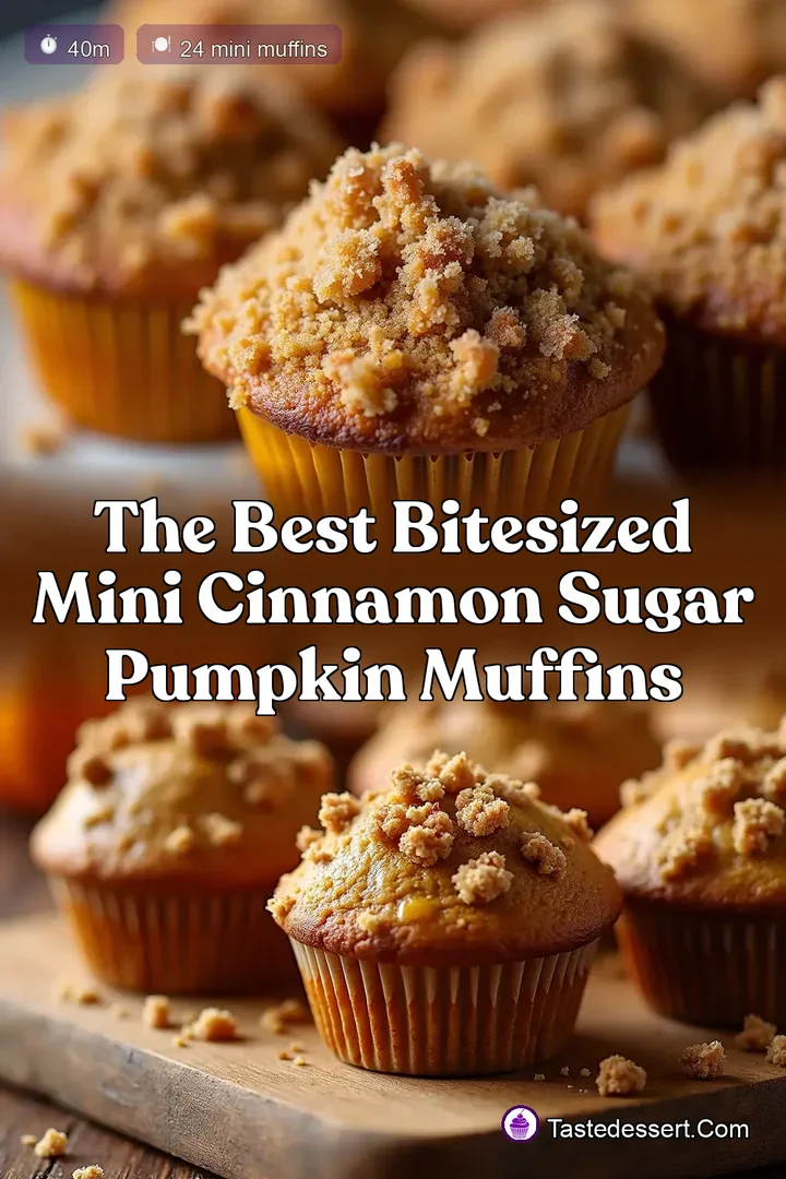 The Best BiteSized Mini Cinnamon Sugar Pumpkin Muffins
