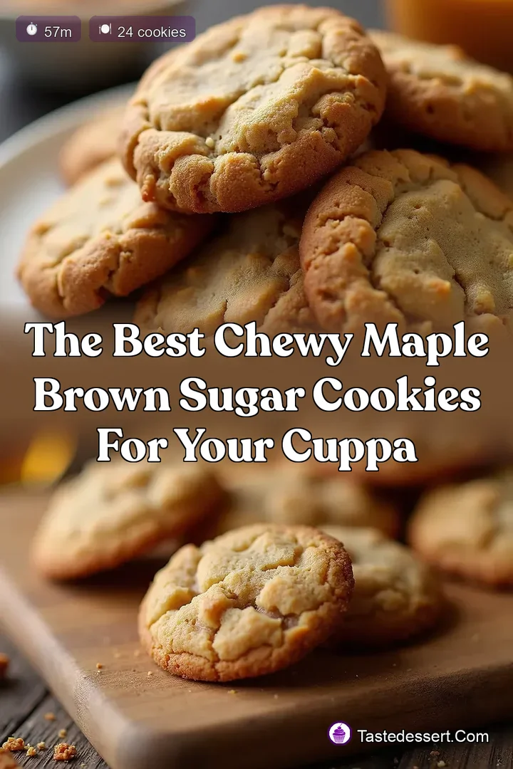 The Best Chewy Maple Brown Sugar Cookies for Your Cuppa