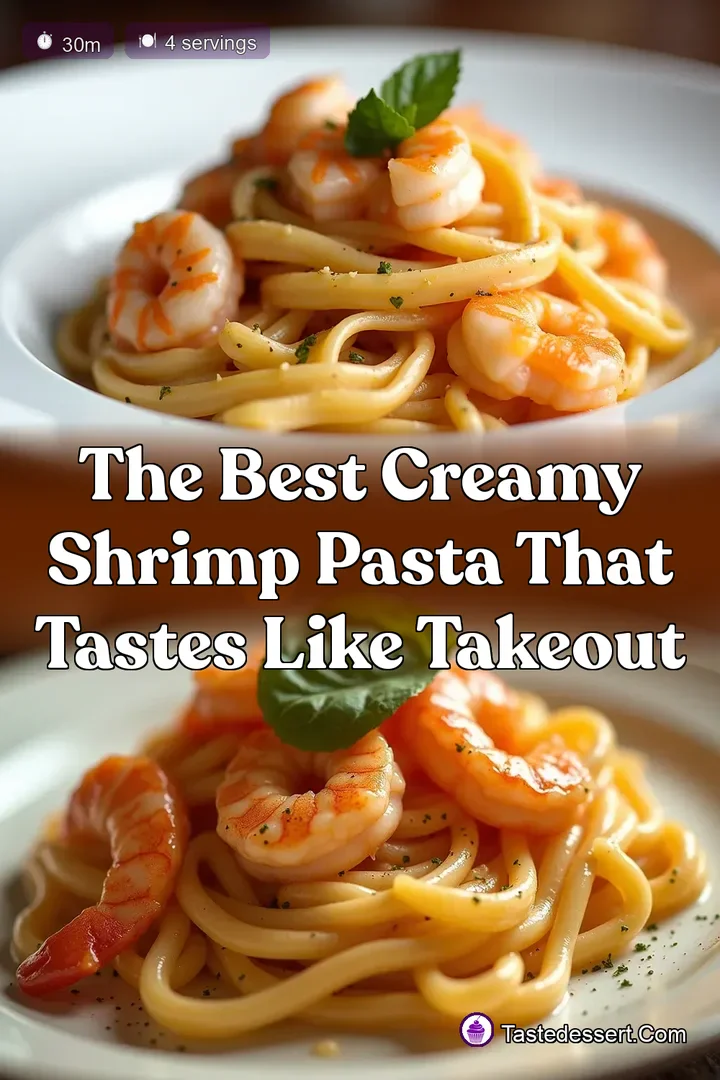 The Best Creamy Shrimp Pasta That Tastes Like Takeout