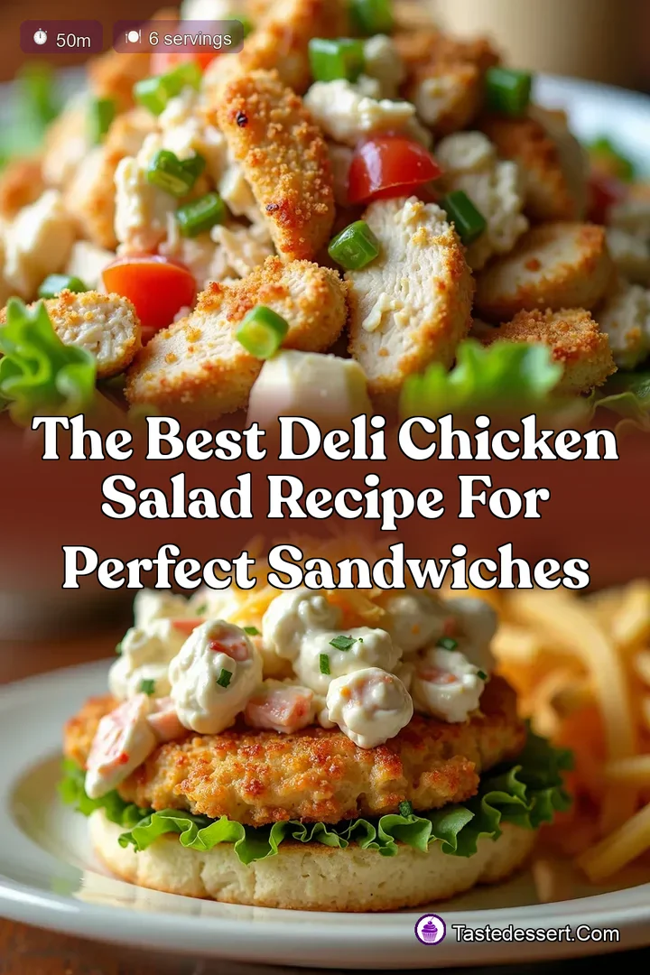 The Best Deli Chicken Salad Recipe for Perfect Sandwiches