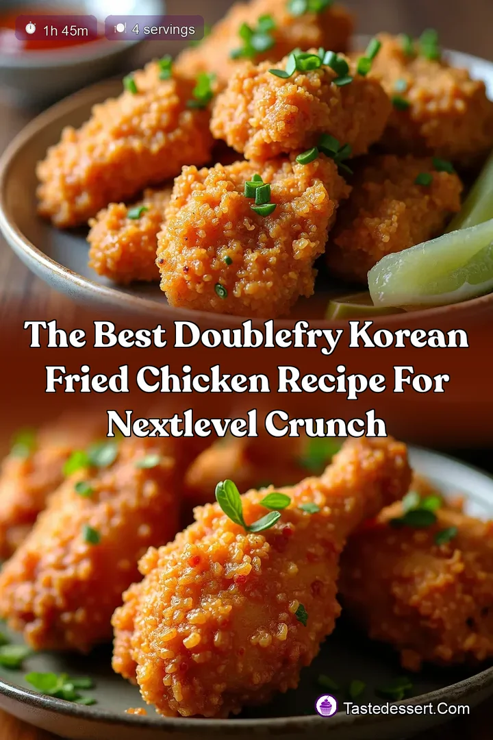 The Best DoubleFry Korean Fried Chicken Recipe for NextLevel Crunch