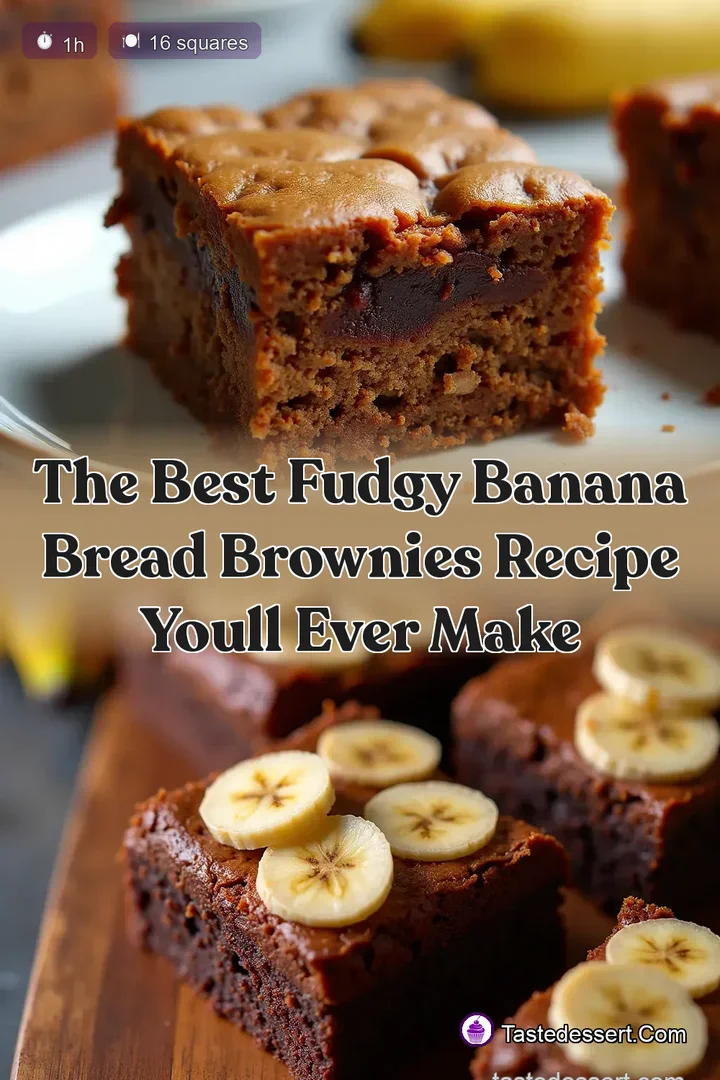 The Best Fudgy Banana Bread Brownies Recipe Youll Ever Make