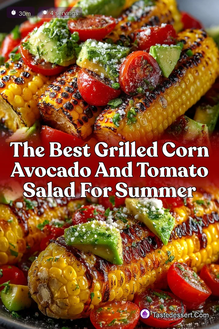 The Best Grilled Corn Avocado and Tomato Salad for Summer