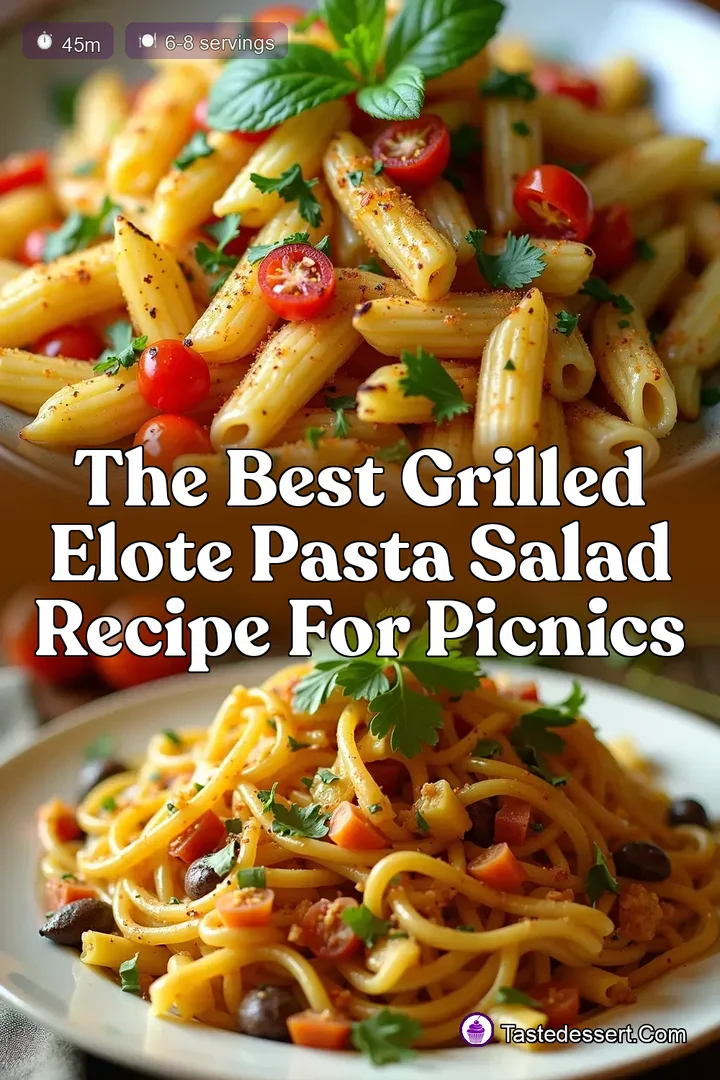 The Best Grilled Elote Pasta Salad Recipe for Picnics