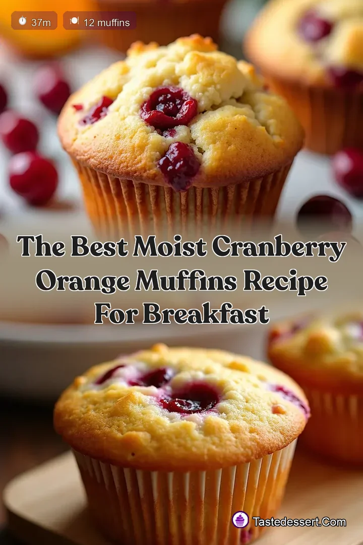 The Best Moist Cranberry Orange Muffins Recipe for Breakfast