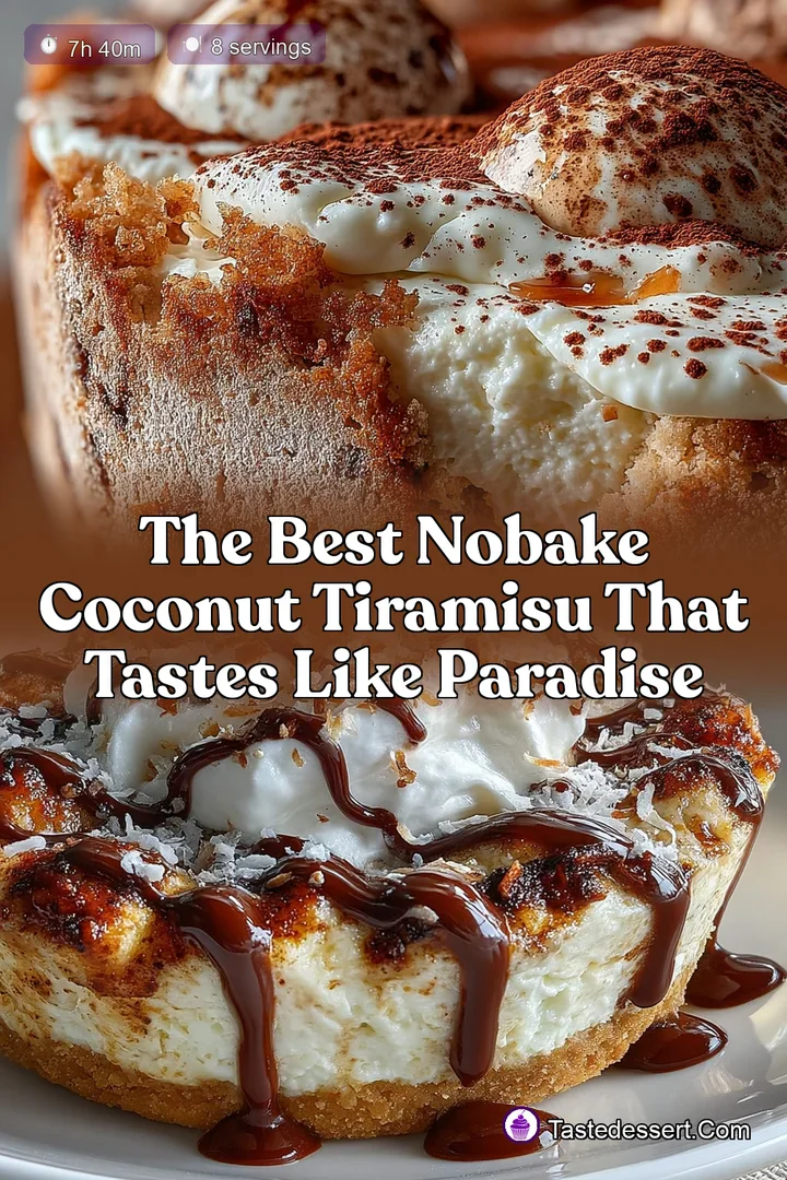 The Best NoBake Coconut Tiramisu That Tastes Like Paradise