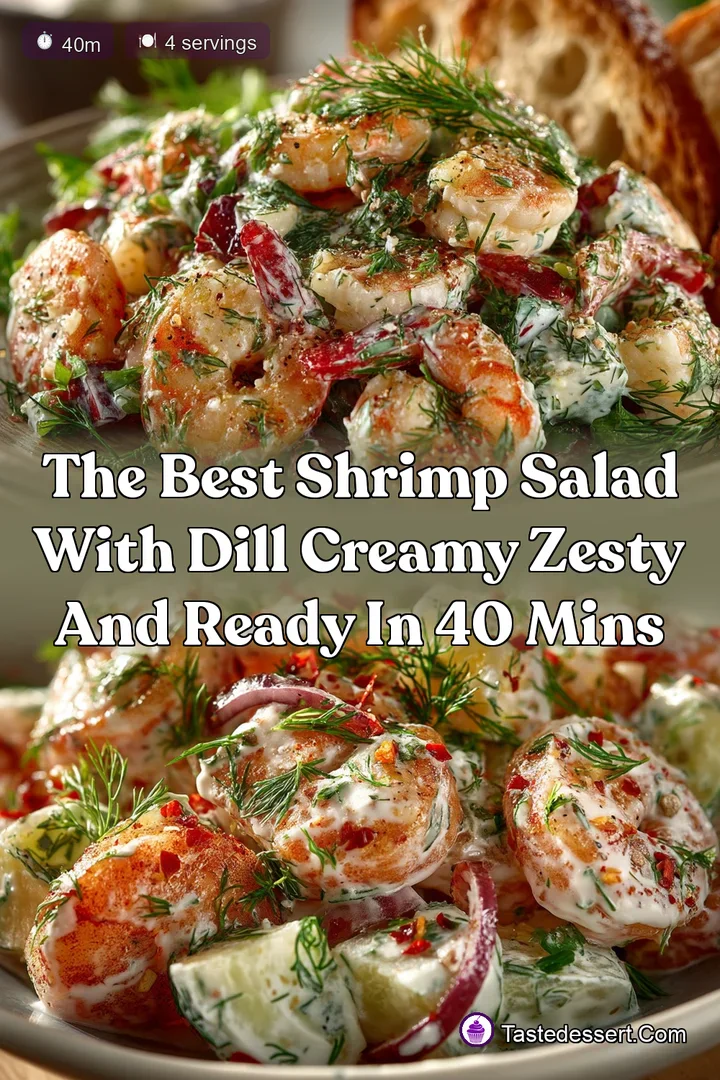 The Best Shrimp Salad with Dill Creamy Zesty and Ready in 40 Mins