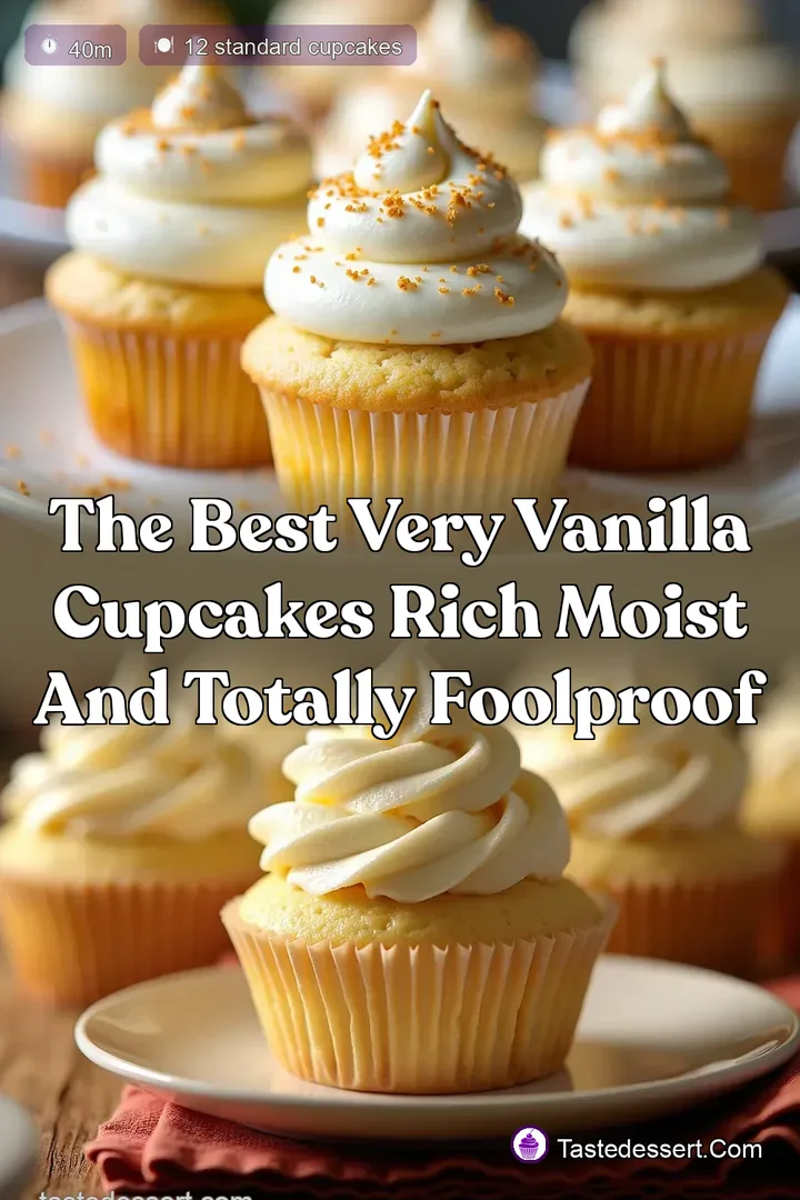 The Best Very Vanilla Cupcakes Rich Moist and Totally Foolproof
